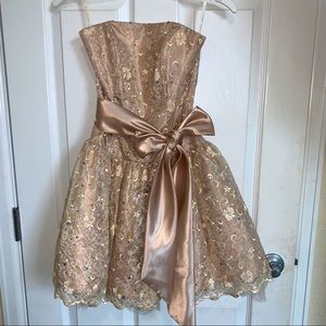 Jessica McClintock Strapless Elegant Dress